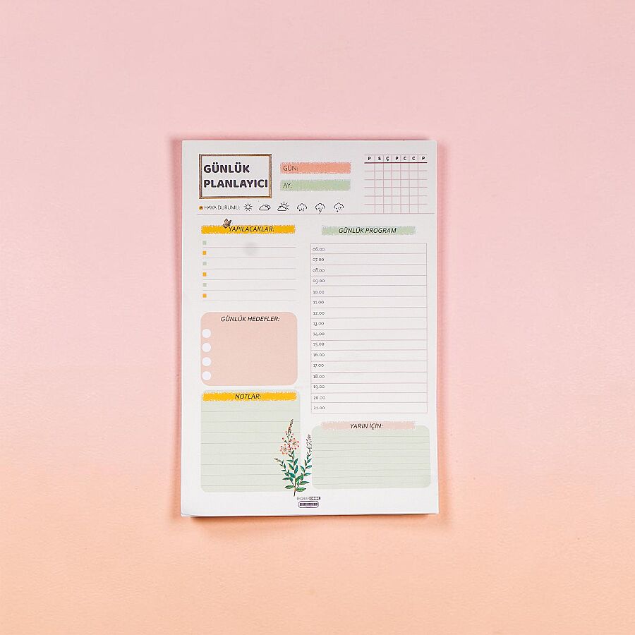 Günlük Planlayıcı Defter  - 1