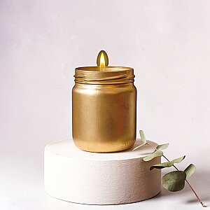 CAM KAVANOZ MUM - GOLD