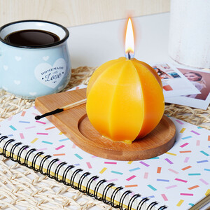 Candleaf Top Kaktüs Mum - Orange - 1