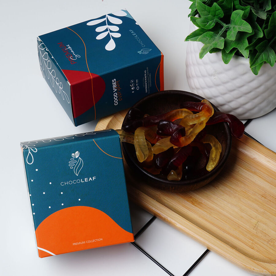 ChocoLeaf Jelibon Özel Kutulu 50gr. - Yılan Jelibon - 1