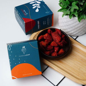 ChocoLeaf Kurutulmuş Meyve Özel Kutulu 50gr. - Çilek