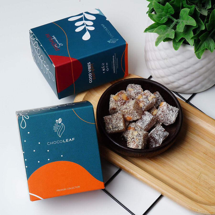 ChocoLeaf Lokum Özel Kutulu 50gr. - Fındıklı Lokum - 1