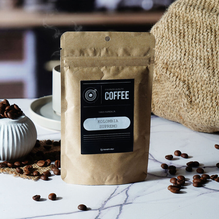 CoffeeLeaf Filtre Kahve Doypack Kraft Paket 50Gr. - Kolombia - 1