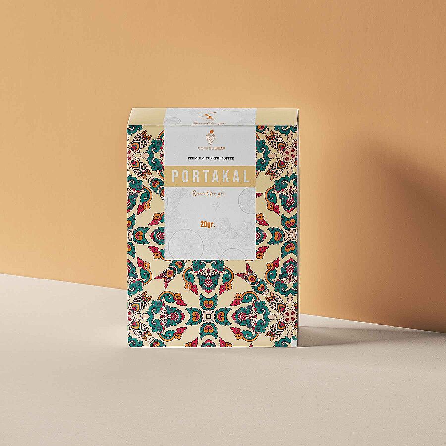 Coffeleaf Aromalı Türk Kahvesi - Portakallı - 1