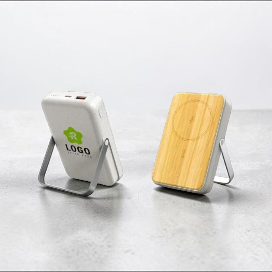 EccoTech 10.000 Mah Magsafe Stand Özellikli Ekolojik 15W Powerbank - 1