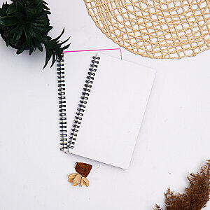 Egraf Ahşap Kapaklı Defter (Mdf) 13x21cm- BEYAZ