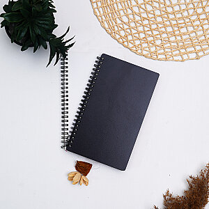 Egraf Ahşap Kapaklı Defter (Mdf) 13x21cm- SİYAH