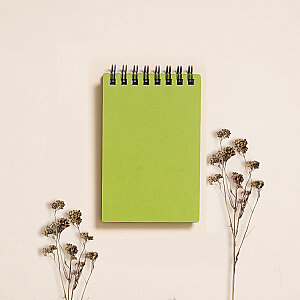 Egraf Ahşap Kapaklı Defter (Mdf) 7,5x11,5cm - YEŞİL