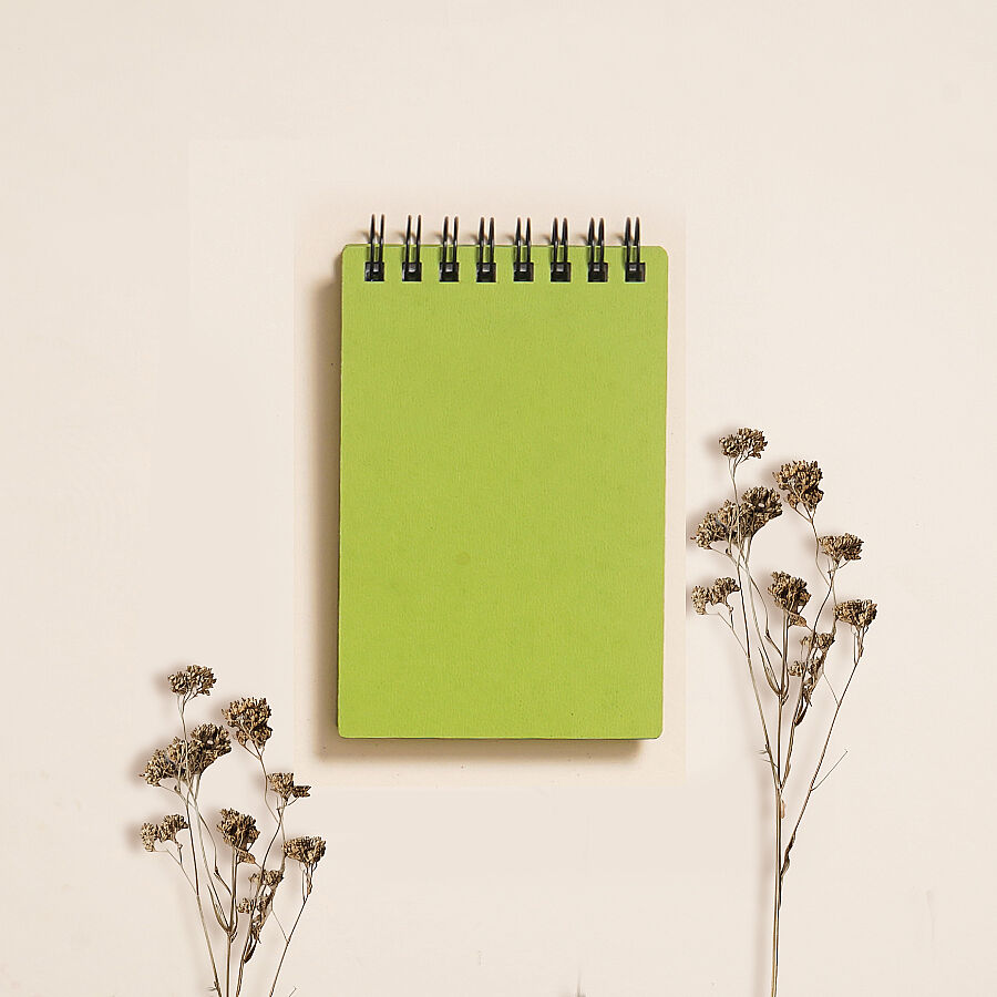Egraf Ahşap Kapaklı Defter (Mdf) 7,5x11,5cm - YEŞİL - 1