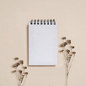 Egraf Ahşap Kapaklı Defter (Mdf) 7,5x11,5cm - BEYAZ