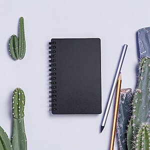 Egraf Ahşap Kapaklı Defter (Mdf) 9x15cm- SİYAH