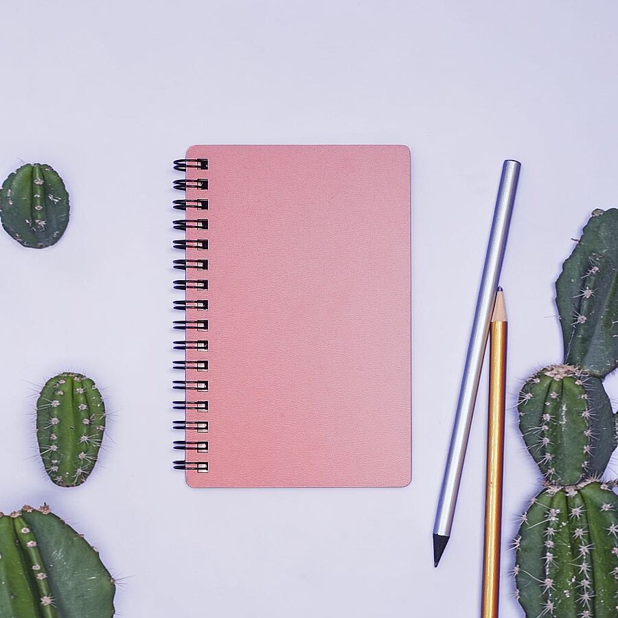 Egraf Ahşap Kapaklı Defter (Mdf) 9x15cm- PEMBE - 1