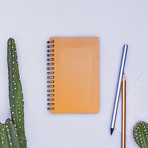 Egraf Ahşap Kapaklı Defter (Mdf) 9x15cm- TURUNCU