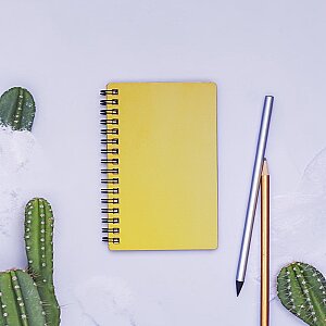 Egraf Ahşap Kapaklı Defter (Mdf) 9x15cm- SARI