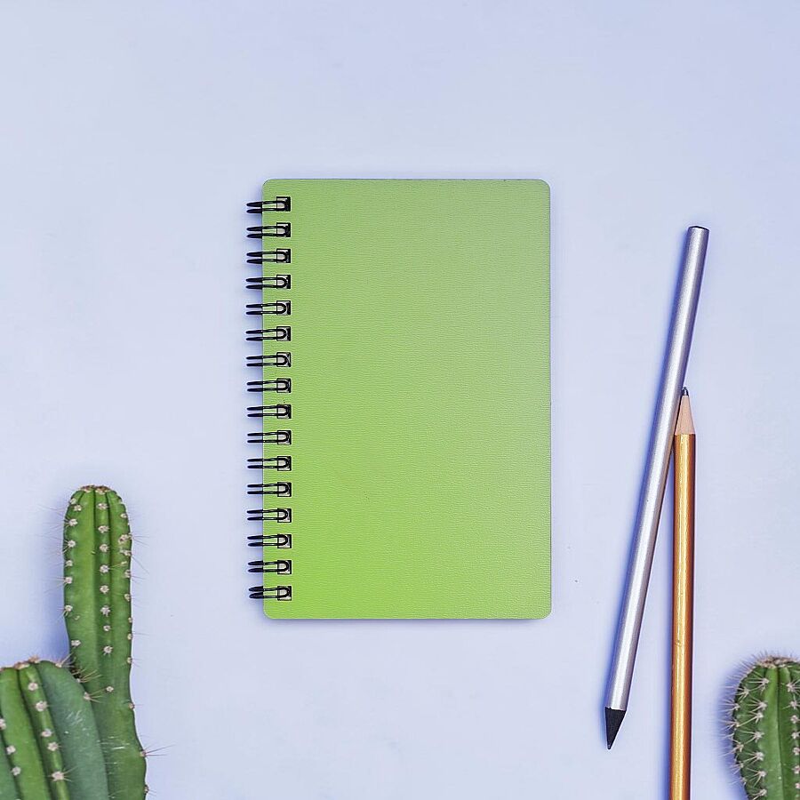 Egraf Ahşap Kapaklı Defter (Mdf) 9x15cm- YEŞİL - 1