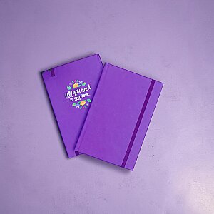 EgrafBook Baskılı Mor Tasarım Defter Egraf-2037
