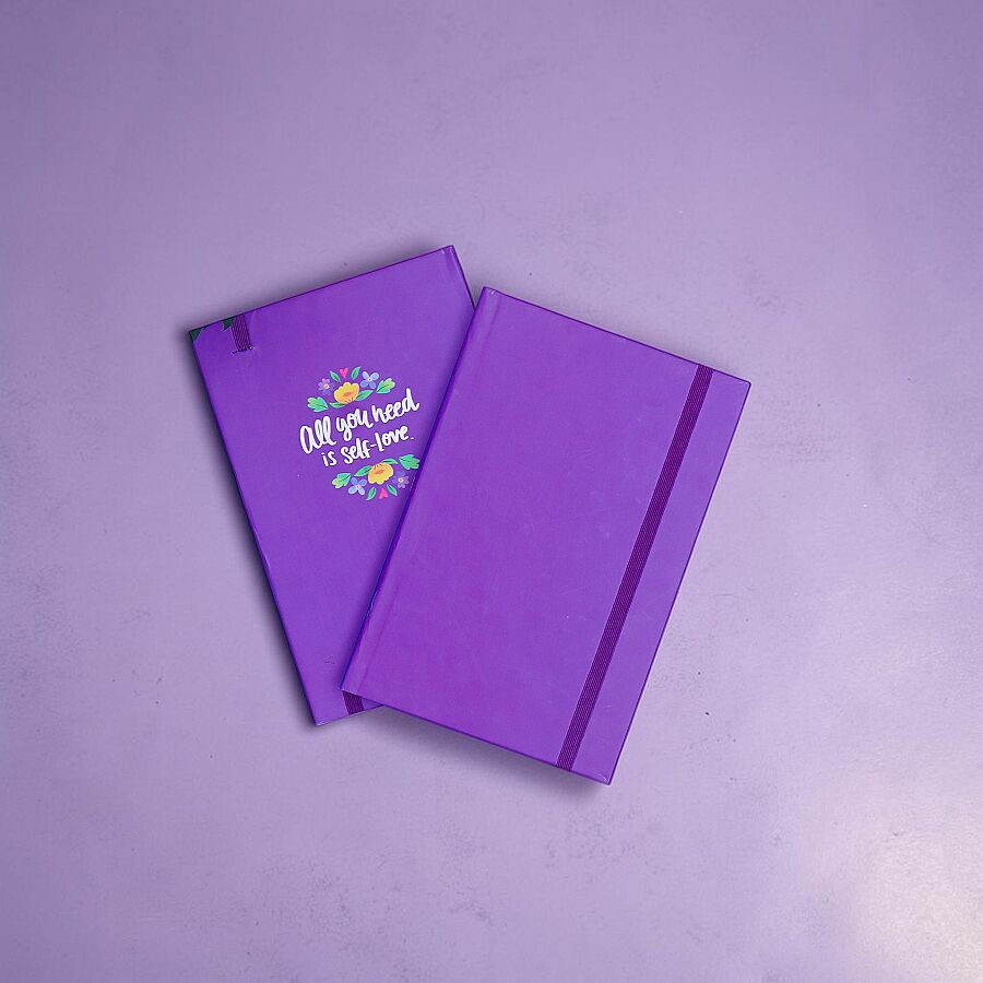 EgrafBook Baskılı Mor Tasarım Defter Egraf-2037 - 1