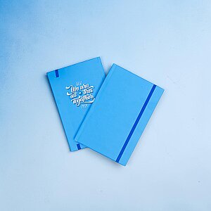 EgrafBook Baskılı Turkuaz Tasarım Defter Egraf-2035