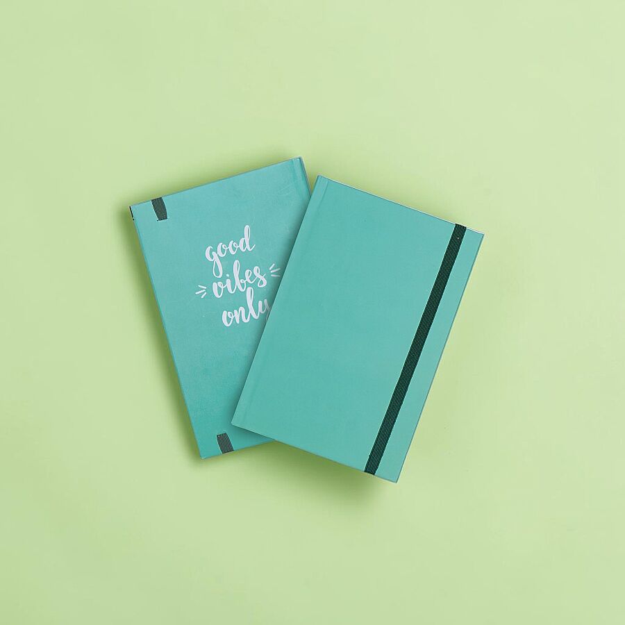 EgrafBook Baskılı Mint Yeşili Tasarım Defter Egraf-2028 - 1