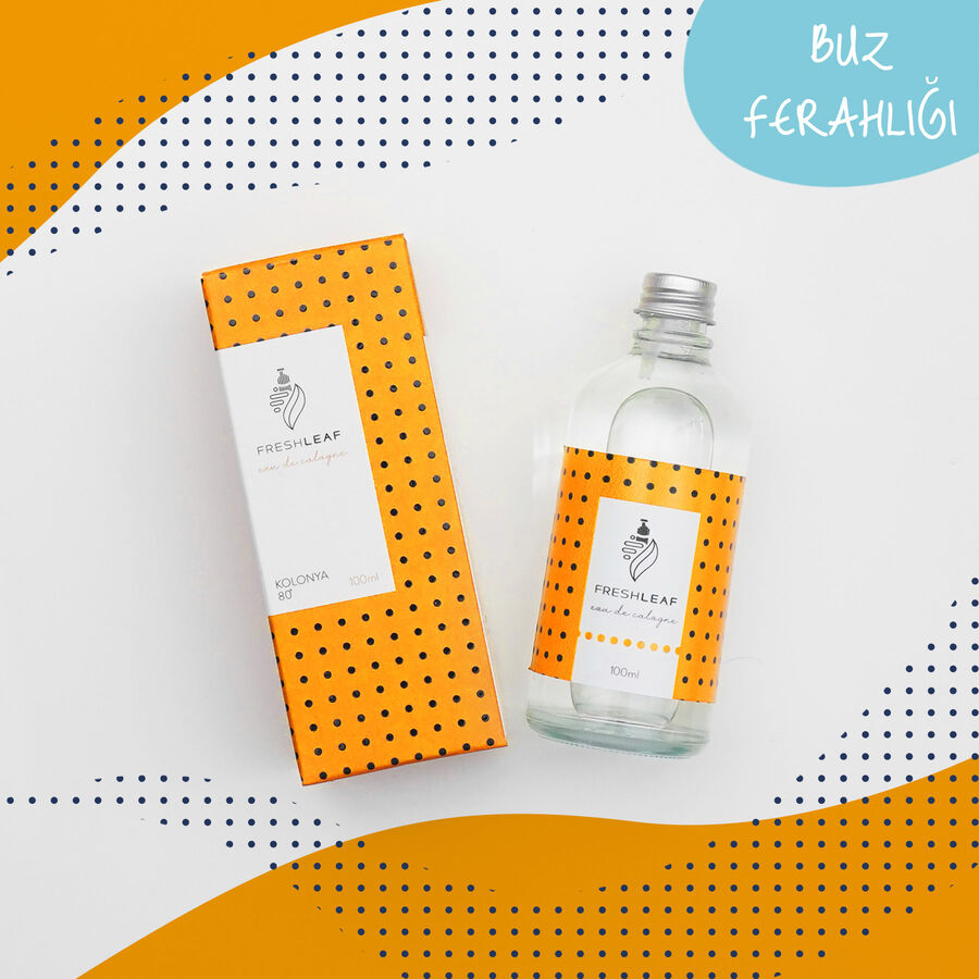 FreshLeaf Buz Ferahlığı Kolonyası 100ML-(Sarı) - 1
