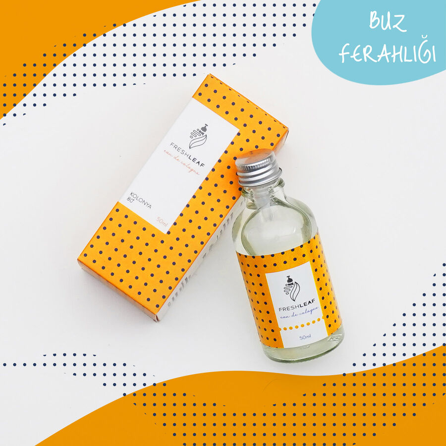 FreshLeaf Buz Ferahlığı Kolonyası 50ML-(Sarı) - 1