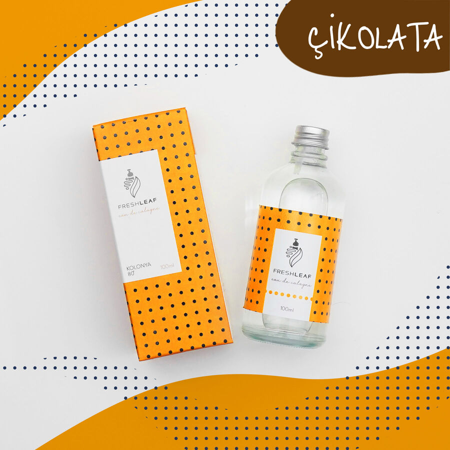 FreshLeaf Çikolata Kolonyası 100ML-(Sarı) - 1