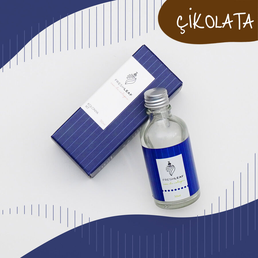 FreshLeaf Çikolata Kolonyası 50ML-(Mavi) - 1