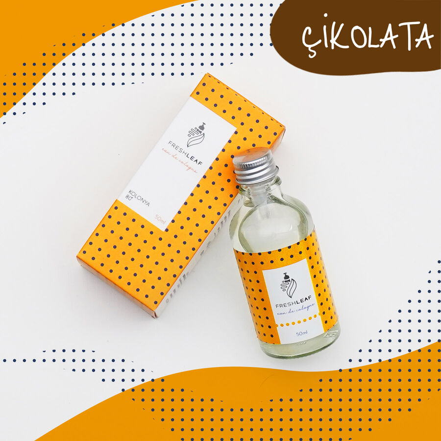 FreshLeaf Çikolata Kolonyası 50ML-(Sarı) - 1