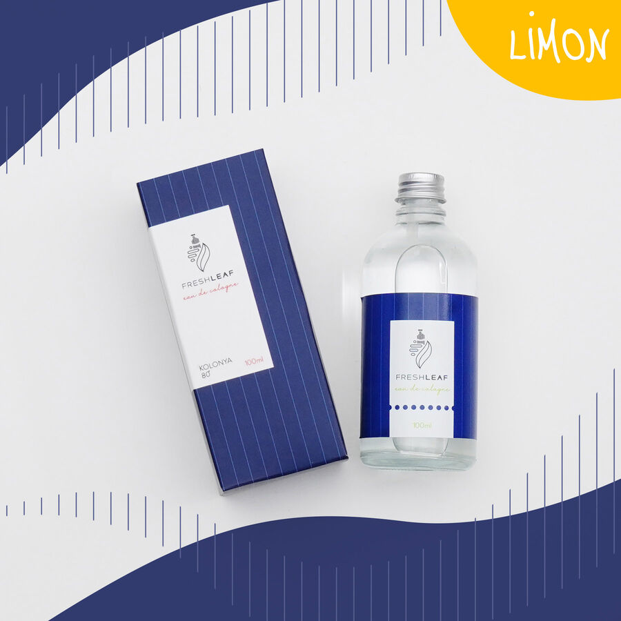 FreshLeaf Limon Bahçesi Kolonyası 100ML-(Mavi) - 1