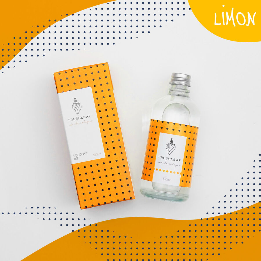 FreshLeaf Limon Bahçesi Kolonyası 100ML-(Sarı) - 1