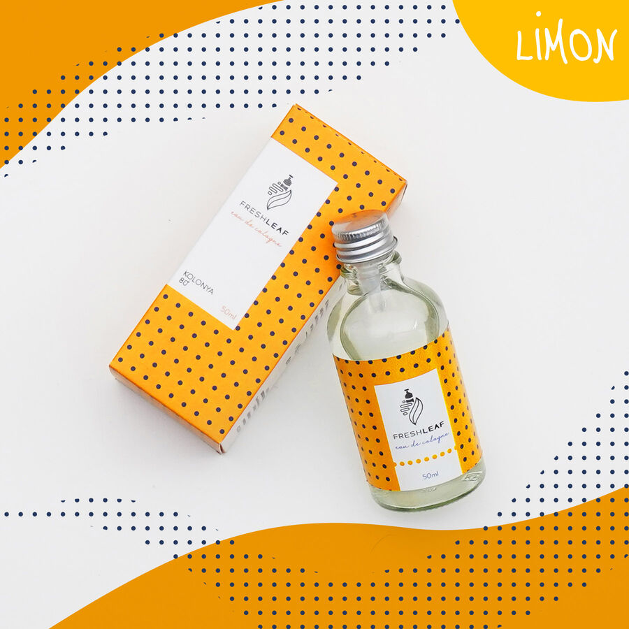 FreshLeaf Limon Bahçesi Kolonyası 50ML-(Sarı) - 1