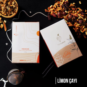 TeaLeaf Bitki Çayı Özel Turuncu Kutulu 100gr. - Limon