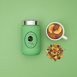 Tealeaf Cam Kavanoz Meyve Çayı 100Gr - Elma