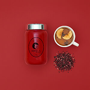 Tealeaf Cam Kavanoz Meyve Çayı 100Gr - Hibiskus
