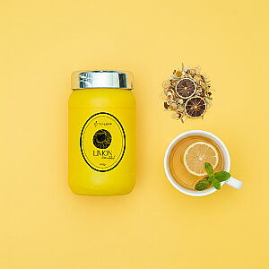 Tealeaf Cam Kavanoz Meyve Çayı 100Gr - Limon