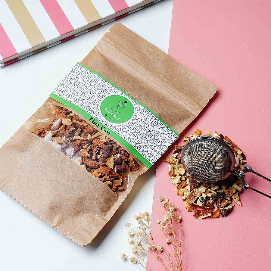 Tealeaf Doypack Meyve Çayı 100Gr - Elma - 1
