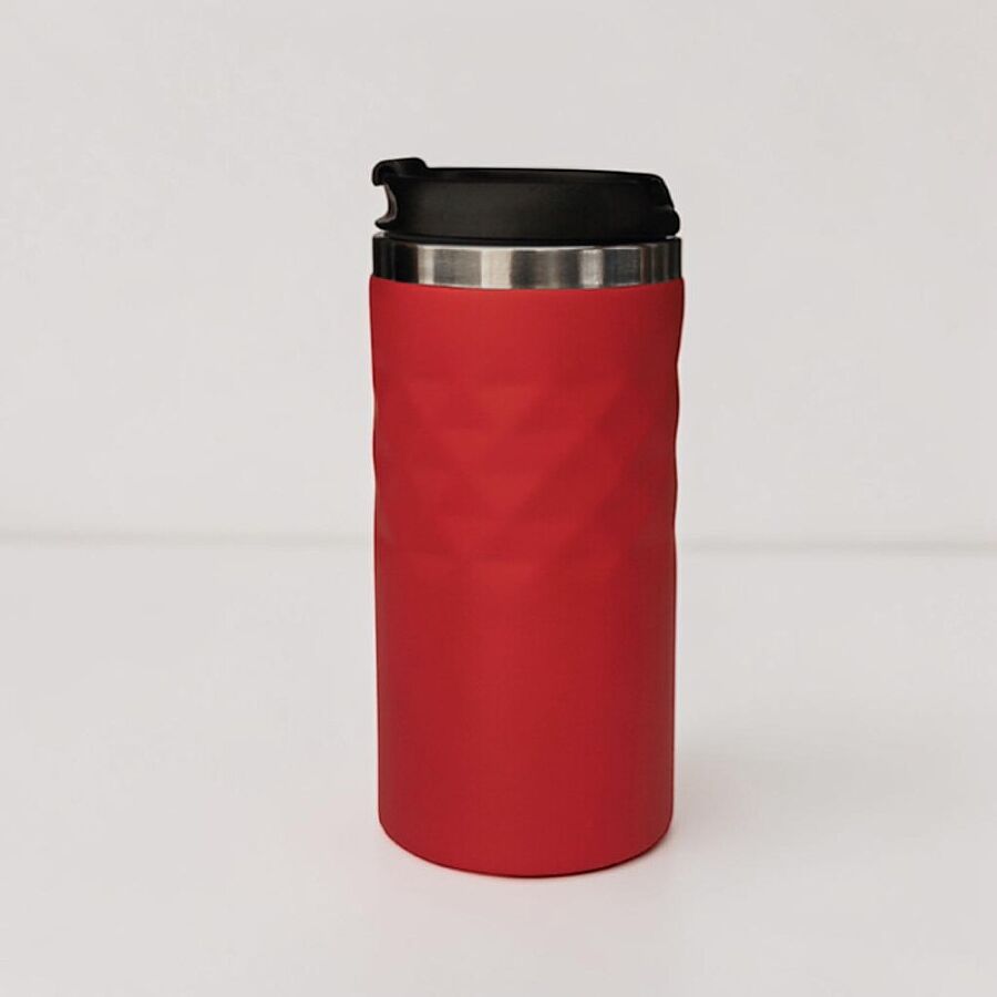 Termos Tipi Çelik Kupa Bardak 300 Ml - KIRMIZI - 1